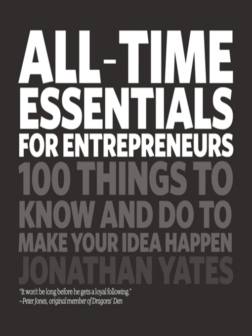 Title details for All Time Essentials for Entrepreneurs by Jonathan Yates - Available